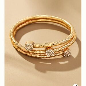 - NWT Anthropologie Coil Metal Bracelet